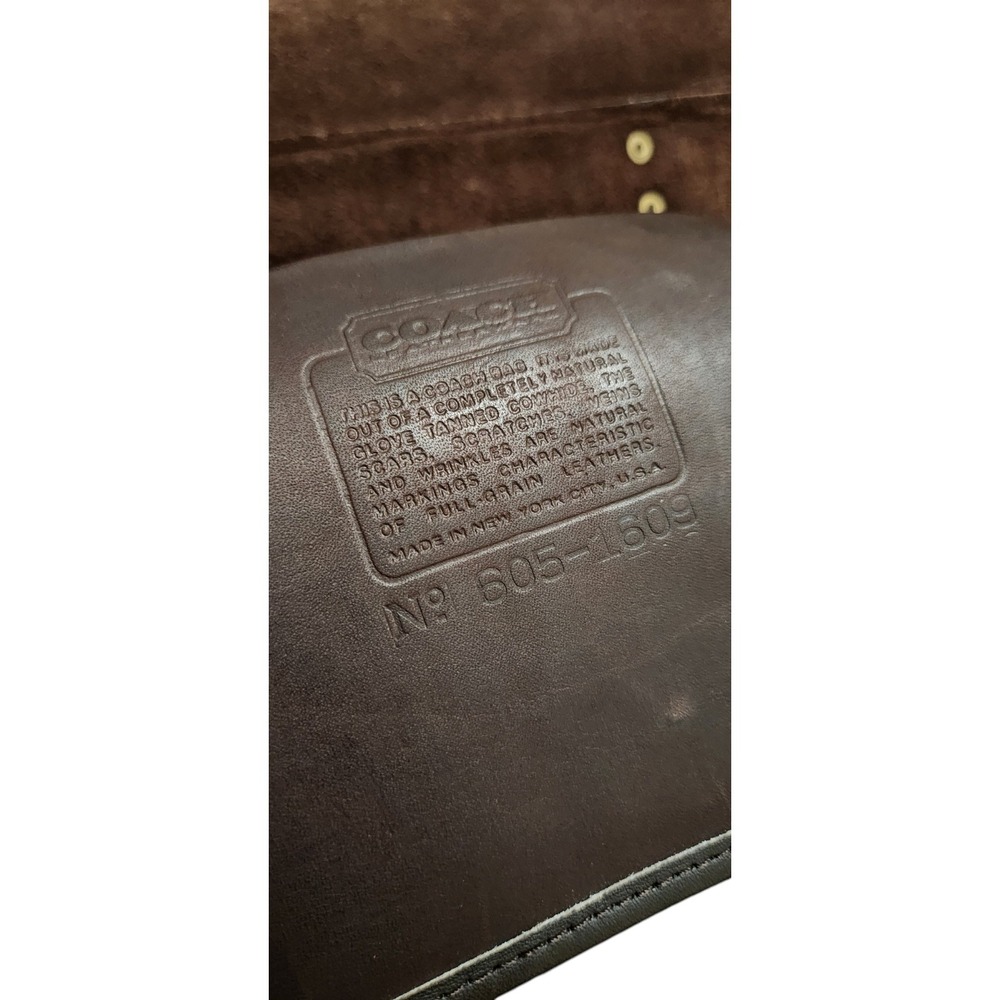 Vintage Coach Metropolitan Briefcase 5780 Style Leather Messenger Bag Pre-1994 - Picture 9 of 11